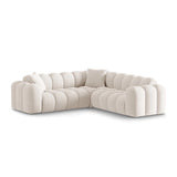 Treno 3-Sitzer Ecksofa, symmetrisch, aus Samt oder Chenille, 240x240x70 cm von Cosmopolitan Design – Bild 3