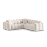 Treno 3-Sitzer Ecksofa, symmetrisch, aus Samt oder Chenille, 240x240x70 cm von Cosmopolitan Design – Bild 3