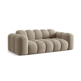 Treno 3-Sitzer Sofa aus Chenille in Dunkelbeige (Eden 4 Beige), 210x94x70 cm von Cosmopolitan Design – Bild 4