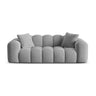 Treno 3-Sitzer Sofa aus Chenille in Hellgrau (Eden 18 Grey), 210x94x70 cm von Cosmopolitan Design – Bild 1