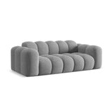 Treno 3-Sitzer Sofa aus Chenille in Hellgrau (Eden 18 Grey), 210x94x70 cm von Cosmopolitan Design – Bild 4
