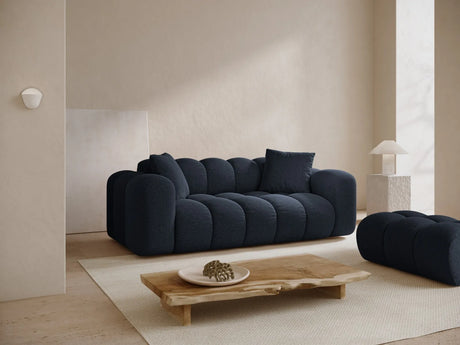 Treno 3-Sitzer Sofa aus Chenille in Marineblau (Eden 16 Deep Blue), 210x94x70 cm von Cosmopolitan Design – Bild 2