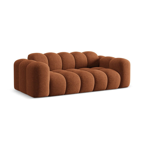 Treno 3-Sitzer Sofa aus Chenille in Ziegelstein (Eden 10 Terra), 210x94x70 cm von Cosmopolitan Design – Bild 4