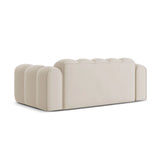 Treno 3-Sitzer Sofa aus Samt in Dunkelbeige (Bluvel 30), 210x94x70 cm von Cosmopolitan Design – Bild 5