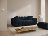 Treno 3-Sitzer Sofa aus Samt in Dunkelblau (Bluvel 89), 210x94x70 cm von Cosmopolitan Design – Bild 2