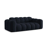 Treno 3-Sitzer Sofa aus Samt in Dunkelblau (Bluvel 89), 210x94x70 cm von Cosmopolitan Design – Bild 4