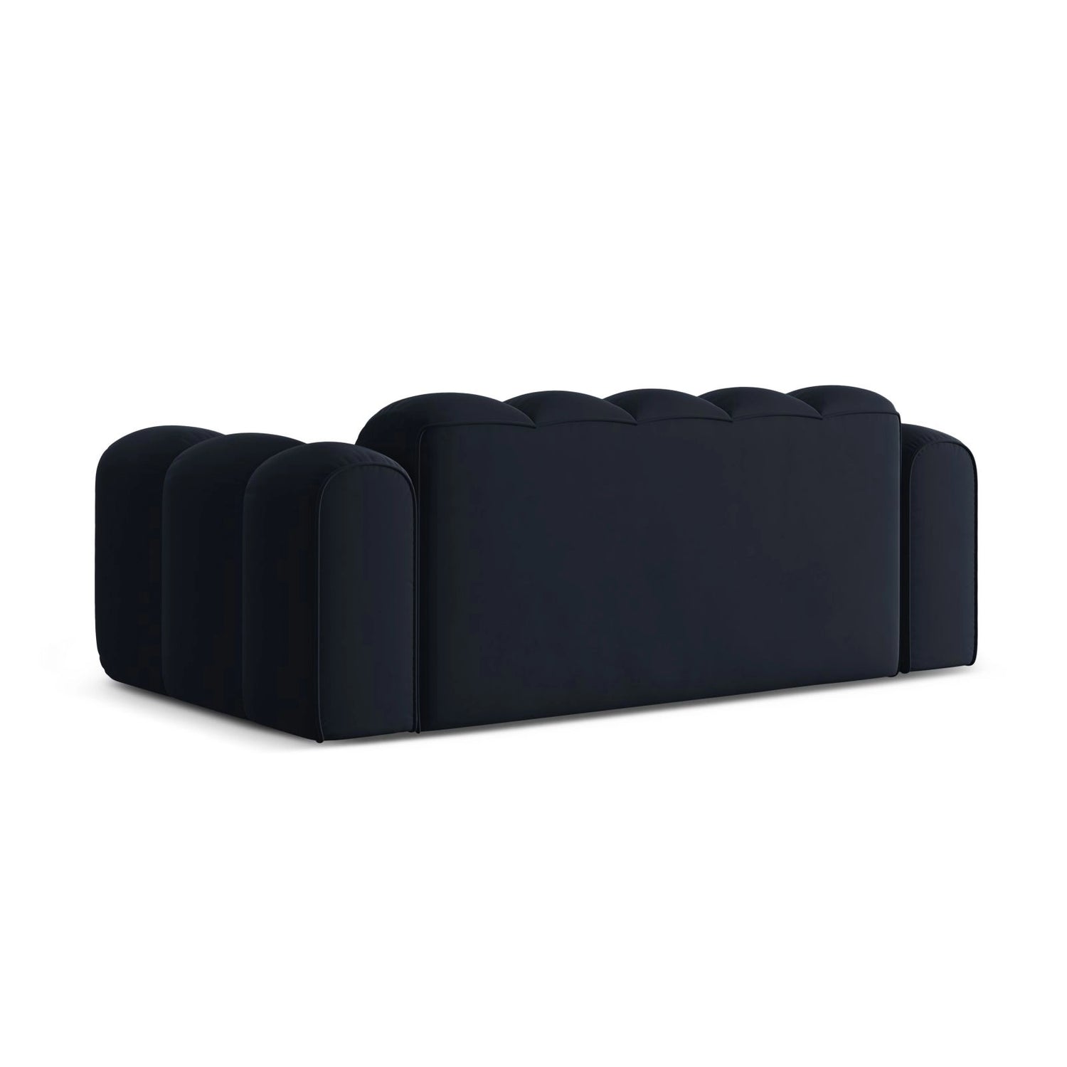 Treno 3-Sitzer Sofa aus Samt in Dunkelblau (Bluvel 89), 210x94x70 cm von Cosmopolitan Design – Bild 5