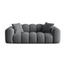 Treno 3-Sitzer Sofa aus Samt in Grau (Bluvel 14), 210x94x70 cm von Cosmopolitan Design – Bild 1