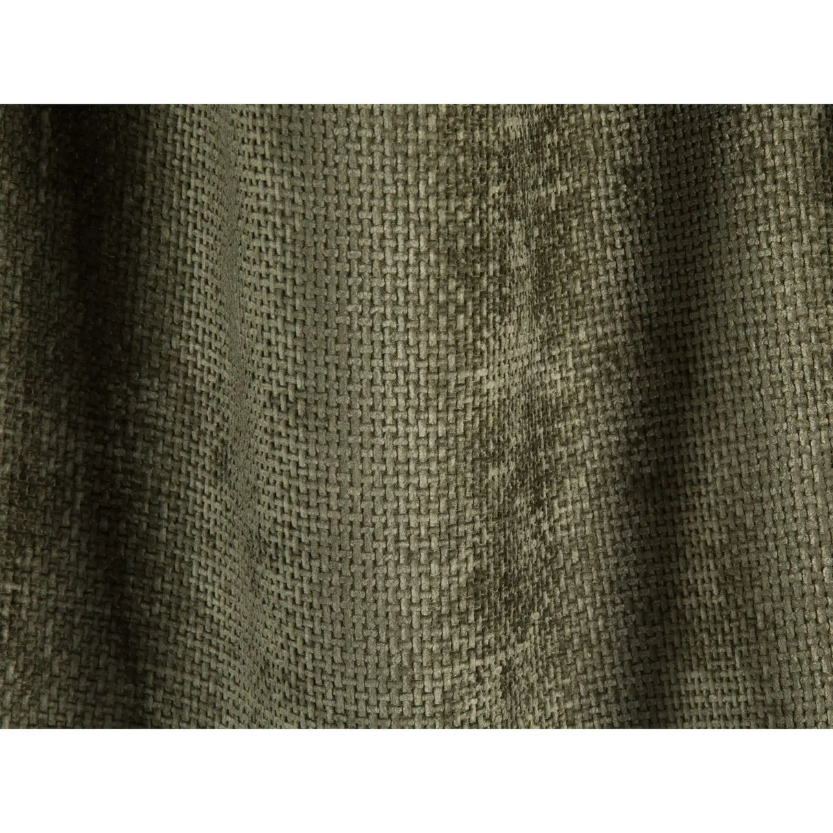 Treno 4-Sitzer Panorama Ecksofa, Rechte Seite, aus Chenille in Grün (Eden 12 Olive), Beine aus Schwarzes Plastik, 330x240x70 cm von Cosmopolitan Design – Bild 6