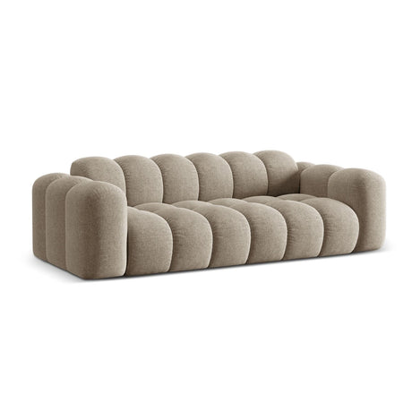 Treno 4-Sitzer Sofa aus Chenille in Dunkelbeige (Eden 4 Beige), 240x94x70 cm von Cosmopolitan Design – Bild 4