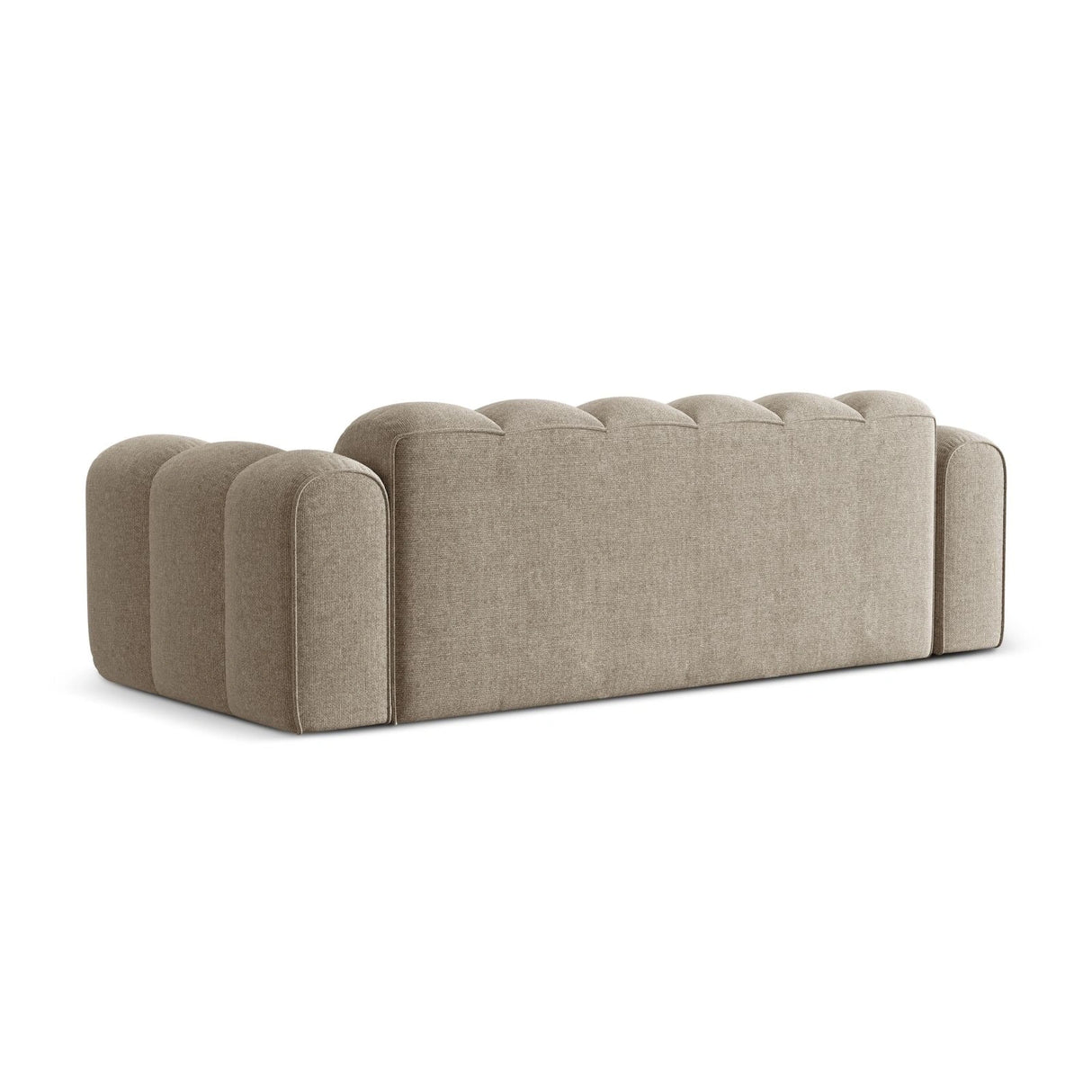 Treno 4-Sitzer Sofa aus Chenille in Dunkelbeige (Eden 4 Beige), 240x94x70 cm von Cosmopolitan Design – Bild 5