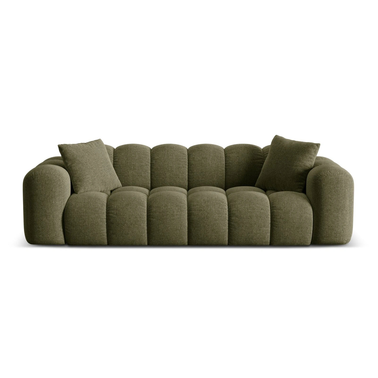 Treno 4-Sitzer Sofa aus Chenille in Grün (Eden 12 Olive), 240x94x70 cm von Cosmopolitan Design – Bild 1