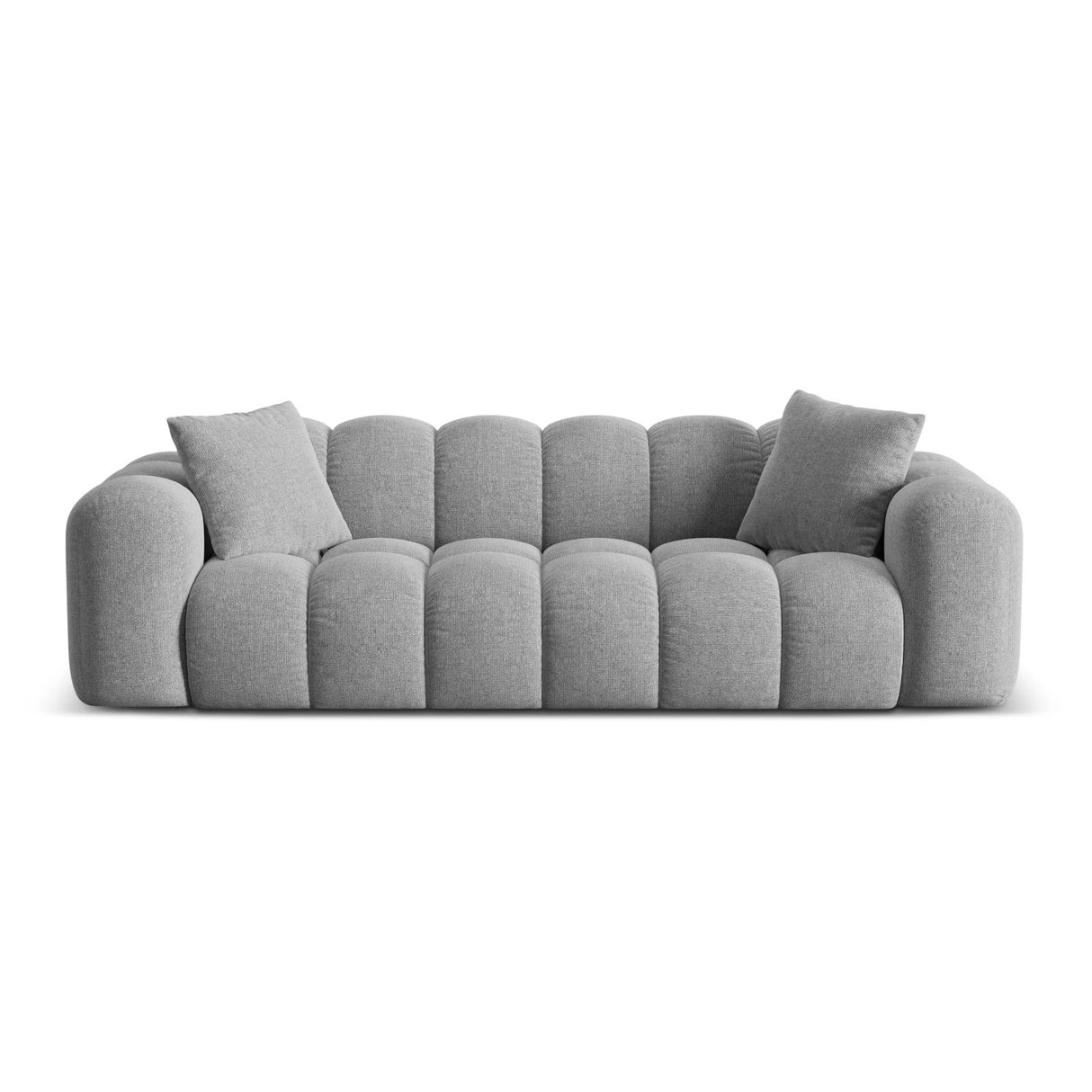 Treno 4-Sitzer Sofa aus Chenille in Hellgrau (Eden 18 Grey), 240x94x70 cm von Cosmopolitan Design – Bild 1
