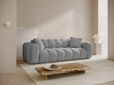 Treno 4-Sitzer Sofa aus Chenille in Hellgrau (Eden 18 Grey), 240x94x70 cm von Cosmopolitan Design – Bild 2