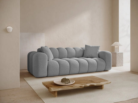 Treno 4-Sitzer Sofa aus Chenille in Hellgrau (Eden 18 Grey), 240x94x70 cm von Cosmopolitan Design – Bild 2
