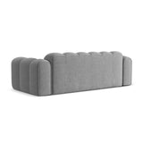Treno 4-Sitzer Sofa aus Chenille in Hellgrau (Eden 18 Grey), 240x94x70 cm von Cosmopolitan Design – Bild 5