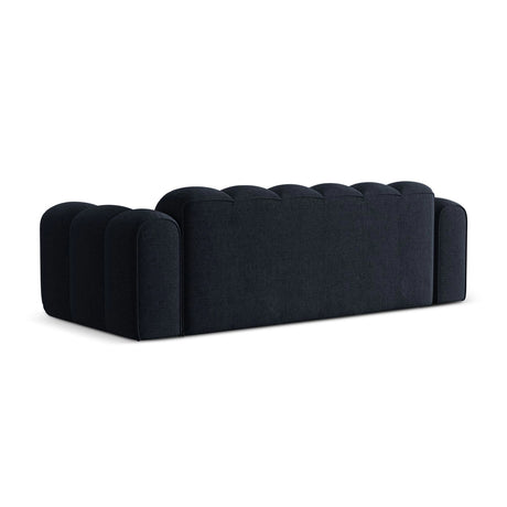Treno 4-Sitzer Sofa aus Chenille in Marineblau (Eden 16 Deep Blue), 240x94x70 cm von Cosmopolitan Design – Bild 5