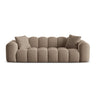 Treno 4-Sitzer Sofa aus Samt in Cappuccino (Bluvel 40), 240x94x70 cm von Cosmopolitan Design – Bild 1
