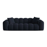 Treno 4-Sitzer Sofa aus Samt in Dunkelblau (Bluvel 89), 240x94x70 cm von Cosmopolitan Design – Bild 1