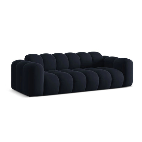 Treno 4-Sitzer Sofa aus Samt in Dunkelblau (Bluvel 89), 240x94x70 cm von Cosmopolitan Design – Bild 4