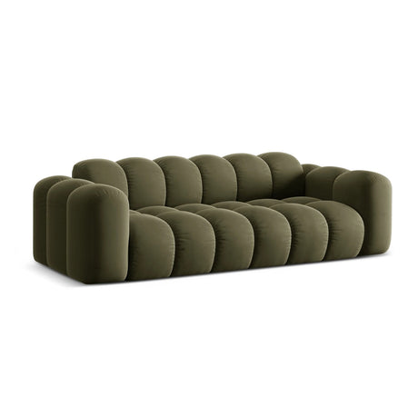 Treno 4-Sitzer Sofa aus Samt in Grün (Bluvel 77), 240x94x70 cm von Cosmopolitan Design – Bild 4