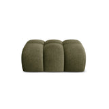 Treno Pouf aus Chenille in Grün (Eden 12 Olive), 90x70x42 cm von Cosmopolitan Design – Bild 1