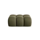 Treno Pouf aus Samt in Grün (Bluvel 77), 90x70x42 cm von Cosmopolitan Design – Bild 1