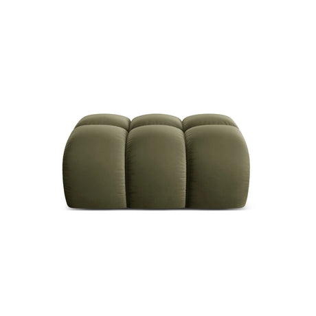 Treno Pouf aus Samt in Grün (Bluvel 77), 90x70x42 cm von Cosmopolitan Design – Bild 1