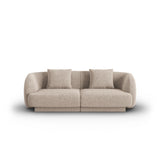 Tulum 2-Sitzer Sofa aus Chenille in Beige (Haga 30), 180x90x70 cm von Cosmopolitan Design – Bild 1