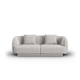 Tulum 2-Sitzer Sofa aus Chenille in Hellgrau (Haga 06), 180x90x70 cm von Cosmopolitan Design – Bild 1