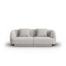 Tulum 2-Sitzer Sofa aus Chenille in Hellgrau (Haga 06), 180x90x70 cm von Cosmopolitan Design – Bild 1