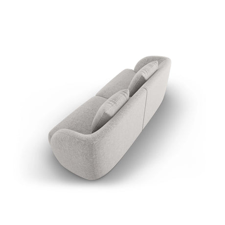 Tulum 2-Sitzer Sofa aus Chenille in Hellgrau (Haga 06), 180x90x70 cm von Cosmopolitan Design – Bild 4