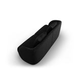 Tulum 2-Sitzer Sofa aus Chenille in Schwarz (Haga 19), 180x90x70 cm von Cosmopolitan Design – Bild 4