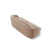 Tulum 2-Sitzer Sofa aus Samt in Beige (Bluvel 28), 180x90x70 cm von Cosmopolitan Design – Bild 5