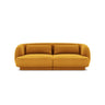 Tulum 2-Sitzer Sofa aus Samt in Gelb (Bluvel 68), 180x90x70 cm von Cosmopolitan Design – Bild 1