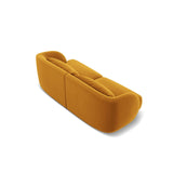 Tulum 2-Sitzer Sofa aus Samt in Gelb (Bluvel 68), 180x90x70 cm von Cosmopolitan Design – Bild 5