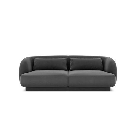 Tulum 2-Sitzer Sofa aus Samt in Grau (Bluvel 14), 180x90x70 cm von Cosmopolitan Design – Bild 1