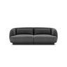 Tulum 2-Sitzer Sofa aus Samt in Grau (Bluvel 14), 180x90x70 cm von Cosmopolitan Design – Bild 1