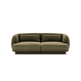 Tulum 2-Sitzer Sofa aus Samt in Grün (Bluvel 77), 180x90x70 cm von Cosmopolitan Design – Bild 1