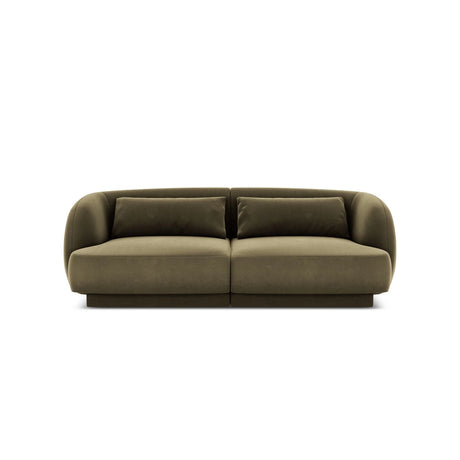 Tulum 2-Sitzer Sofa aus Samt in Grün (Bluvel 77), 180x90x70 cm von Cosmopolitan Design – Bild 1