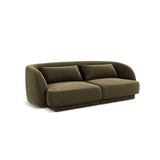 Tulum 2-Sitzer Sofa aus Samt in Grün (Bluvel 77), 180x90x70 cm von Cosmopolitan Design – Bild 4