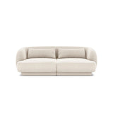Tulum 2-Sitzer Sofa aus Samt in Hellbeige (Bluvel 22), 180x90x70 cm von Cosmopolitan Design – Bild 1