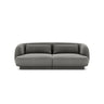 Tulum 2-Sitzer Sofa aus Samt in Hellgrau (Bluvel 13), 180x90x70 cm von Cosmopolitan Design – Bild 1