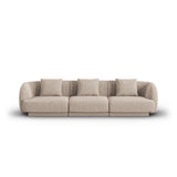 Tulum 3-Sitzer Sofa aus Chenille in Beige (Haga 30), 255x90x70 cm von Cosmopolitan Design – Bild 1
