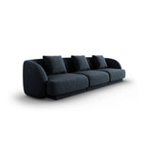 Tulum 3-Sitzer Sofa aus Chenille in Königsblau (Haga 86), 255x90x70 cm von Cosmopolitan Design – Bild 3