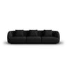 Tulum 3-Sitzer Sofa aus Chenille in Schwarz (Haga 19), 255x90x70 cm von Cosmopolitan Design – Bild 1