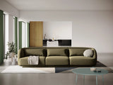 Tulum 3-Sitzer Sofa aus Samt in Grün (Bluvel 77), 255x90x70 cm von Cosmopolitan Design – Bild 2