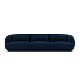 Tulum 3-Sitzer Sofa aus Samt in Königsblau (Bluvel 86), 255x90x70 cm von Cosmopolitan Design – Bild 1