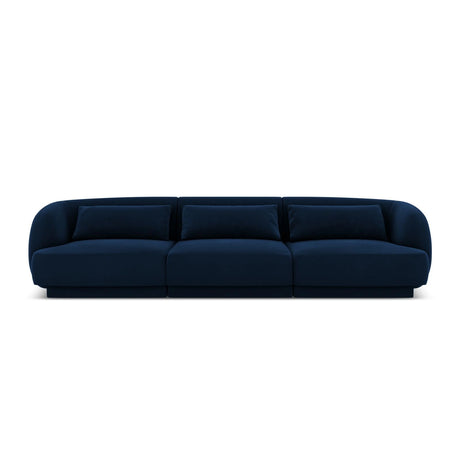 Tulum 3-Sitzer Sofa aus Samt in Königsblau (Bluvel 86), 255x90x70 cm von Cosmopolitan Design – Bild 1