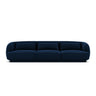 Tulum 3-Sitzer Sofa aus Samt in Königsblau (Bluvel 86), 255x90x70 cm von Cosmopolitan Design – Bild 1